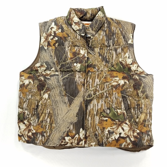 Gamehide Camouflage Camo Puffer Down Vest Jacket - Picture 1 of 8